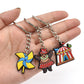 10 Styles Circus Show  Clown Poker Magic Beast Keyring Cartoon Keychains