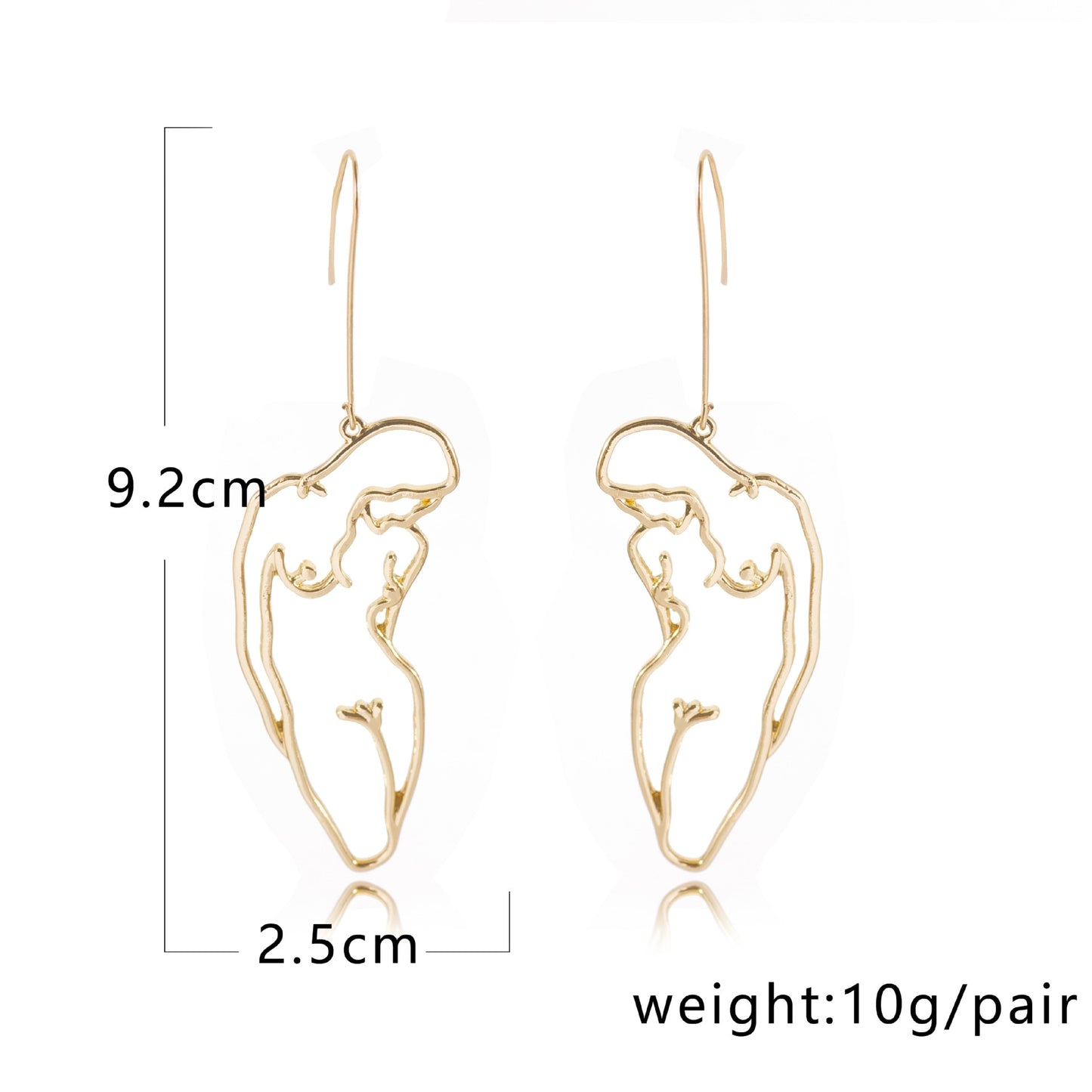 Retro Abstract Turn Head Women Drop Earrings Women Travel Fashion Cartoon