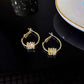 Rhinestone Detail Drop Earrings Women Party Wedding Jewelry Dangle Gifts
