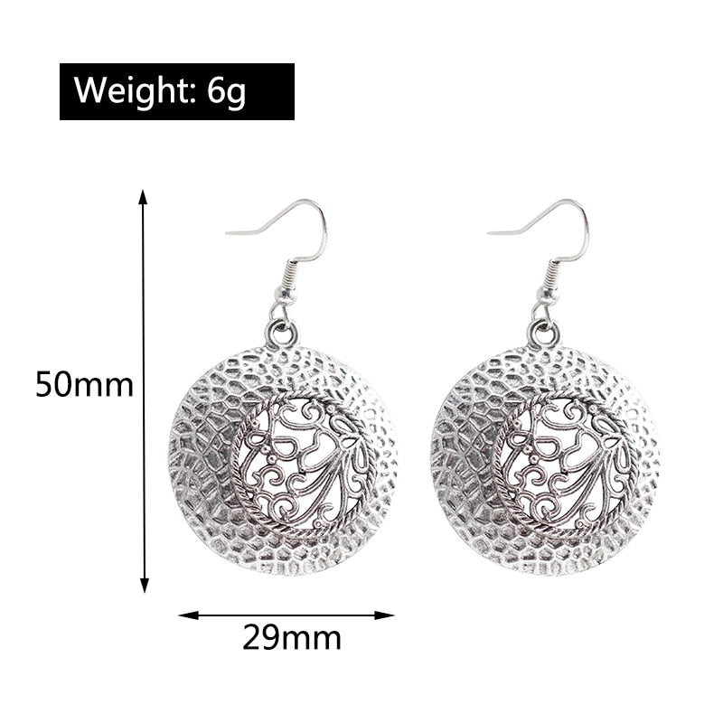 Textured Elephant Dangle Earrings Women Gifts Earring Cute Girls Eardrop Jewelry