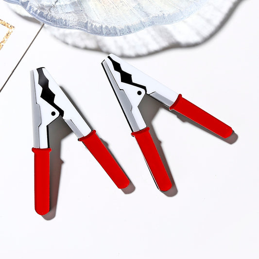 Red Tool Acrylic Drop Earrings Women Travel Fashion Cartoon Earrings Creative