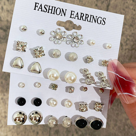 Stud Earring Set Women Creative Vintage Earrings Jewelry