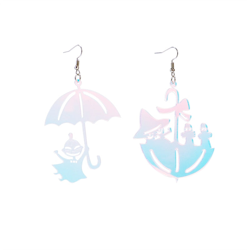 Umbrella Drop Earrings Hip Hop Art Women Party Jewelry Ear Fashion Pendant