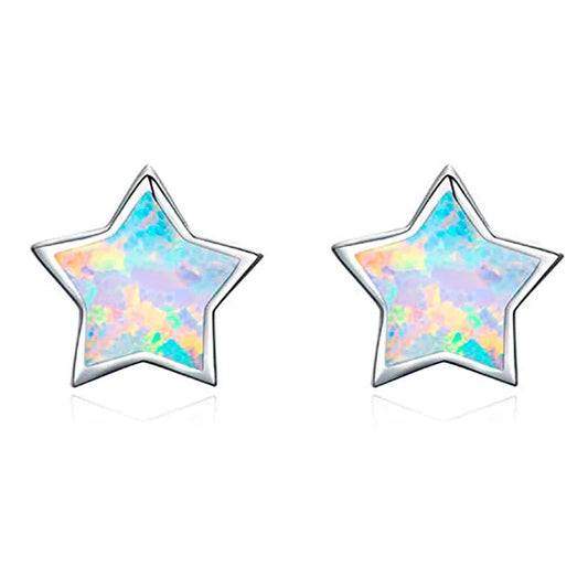 Colorful Cartoon Star Fashion Stud Earrings Women Girl Earrings Jewelry Female