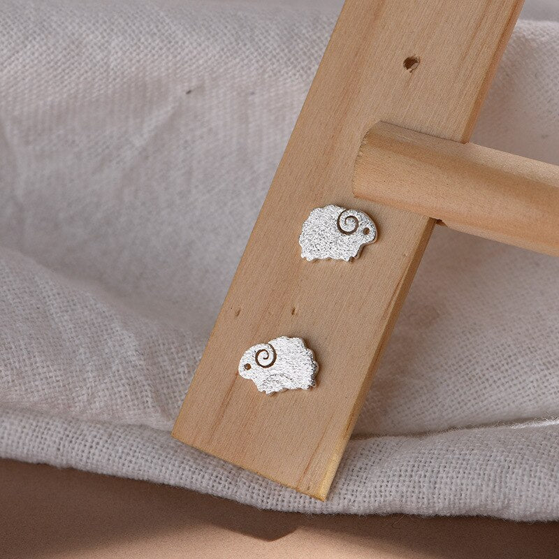 14 Styles Mini Cute Sheep Dolphin Moon Star Heart Rabbit Stud Earrings Women