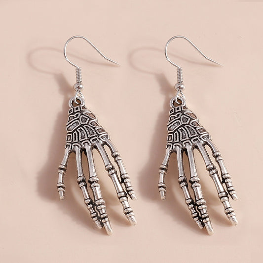 Skeleton Hands Drop Earrings Women Creativity Jewelry Cute Earring Girls Gift