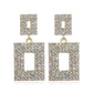 14 Styles Rhinestone Crystal Long Tassel Drop Earrings Women Party Wedding