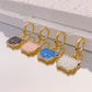 Blue Kitty Drop Earrings Women Creativity Jewelry Cute Earring Girls Gift