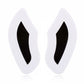 Black and White Wings Acrylic Drop Earrings Women Travel Fashion Cartoon