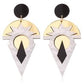 Geometric Acrylic Drop Earrings Women Travel Fashion Cartoon Earrings Creative