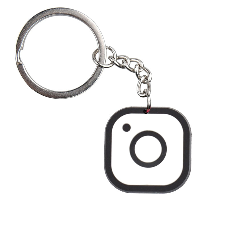9 Styles Camera Pendant Lens Photographer Enthusiast Keychain Party Gift Cute