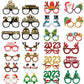16 Styles Christmas Glasses Adult Kids Christmas Decorations Glasses Frame Gifts