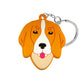 24 Styles Cartoon Dog Breeds Keychain Gift for Dog Owner Cartoon Decoration