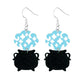 37 Styles Glitter Alien Football Letter Drop Earrings Women Fashion Creative Art