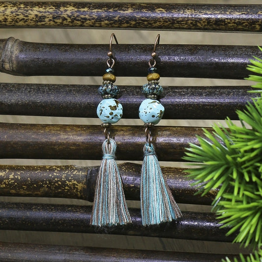 Boho Tassel Dangle Earrings Women Party Wedding Jewelry Dangle Gifts Earrings