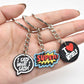 43 Styles Phrase Quotes Keychain Car Keyring Cartoon Creative Pendant Souvenir