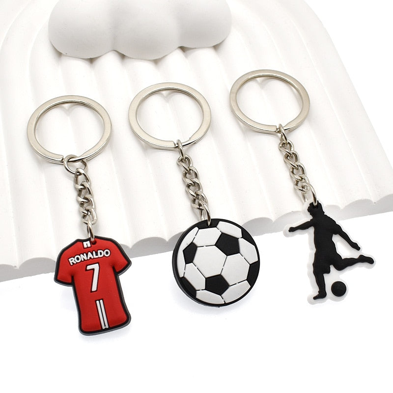 41 Styles Soccer Football Sport Keychain Soccer Fan Gift Party Gift Cute Keyring