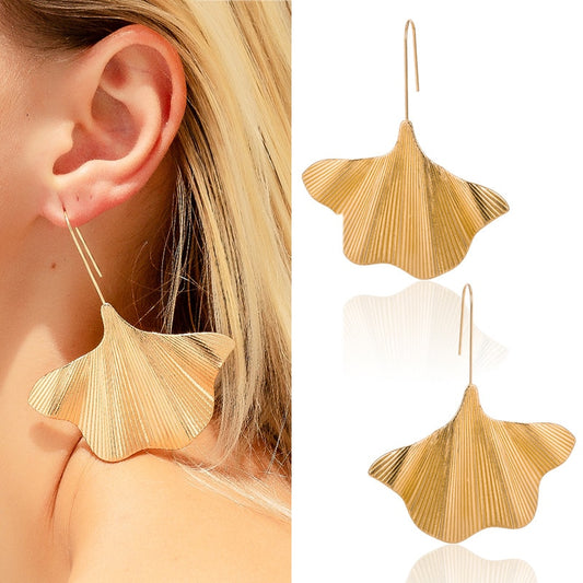 Ginkgo Drop Earrings Women Travel Fashion Cartoon Earrings Creative Jewelry