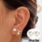 Mermaid Tail Stud Earrings Women Wedding Vintage Earrings Gifts Accessories