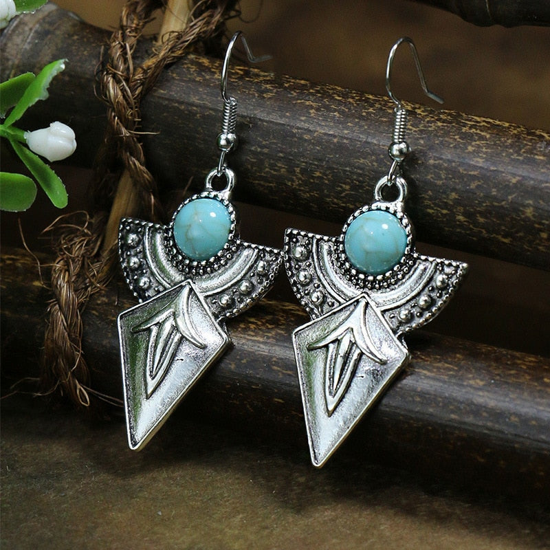 Shield Bohemian Dangle Earrings Fashion Party Girls Pendant Earrings Women