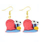 43 Styles Colorful Acrylic Animal Design Cartoon Dangle Earrings Women Gifts