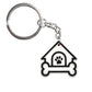 16 Styles PVC Cute Animal Cartoon Keychain Lovely Mini Dog Design Key Holder Fit
