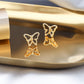 Double Butterfly Design Drop Earrings Women Girl Fashion Trendy Jewelry