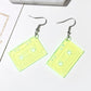 52 Styles Colorful Flame Knife Tape Rule Arrow Drop Earrings Hip Hop Art Women
