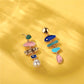 Multicolor Baroque Dangle Earrings Charms Jewelry Fashion Creative Earrings For