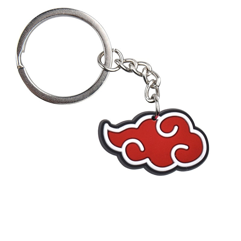 33 Styles Anime Narutos Red Cloud Keychain Vintage Figure Key Chain Goth Fashion