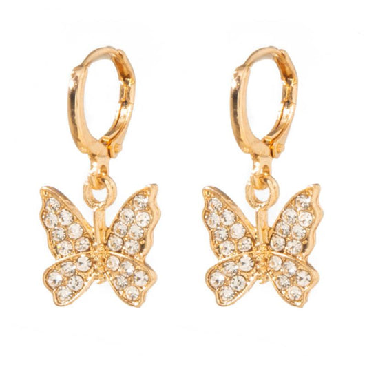 Butterfly Pendant Drop Earrings Jewelry For Women Fashion Accessories Trendy