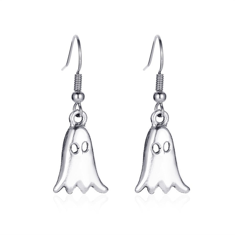 Ghost Halloween Lady Cute Dangle Earrings for Women Jewelry Girls Earrings