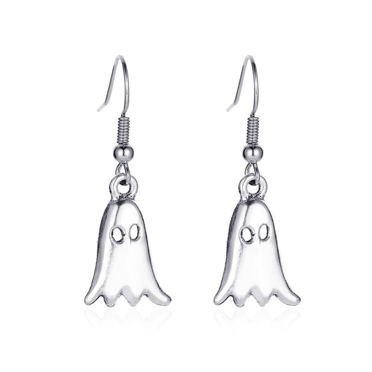 Ghost Halloween Lady Cute Dangle Earrings for Women Jewelry Girls Earrings