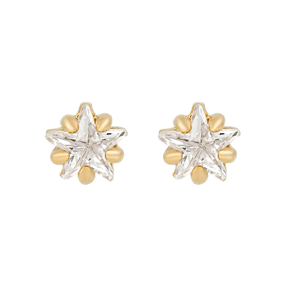 Small Mini Star Stud Earrings Hip Hop Women Party Gift Jewelry Ear Fashion