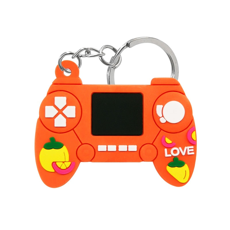 47 Styles Colorful Gamepad Joystick Keychain Cartoon Key Holder Car handbag