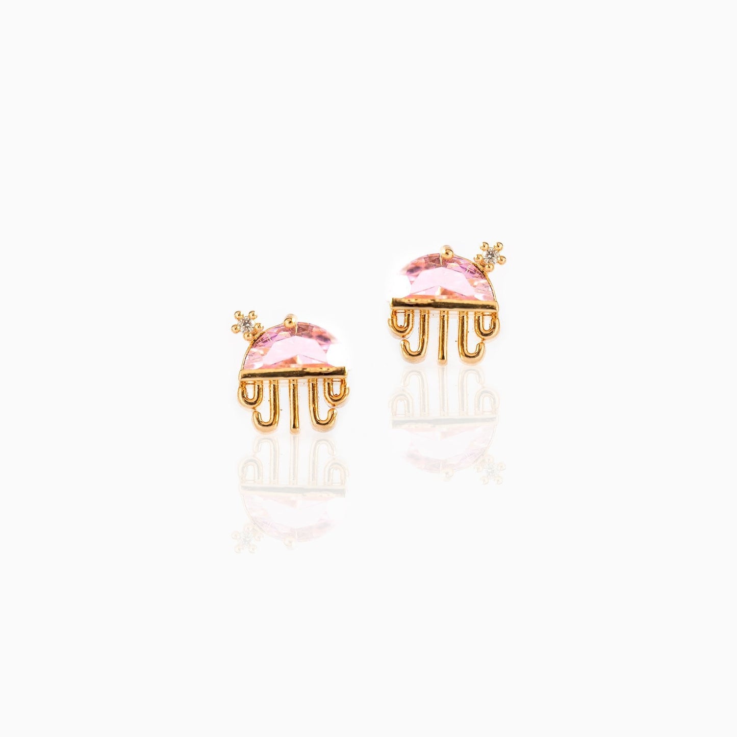 Mini Jellyfish Stud Earrings Hip Hop Women Party Gift Jewelry Ear Fashion