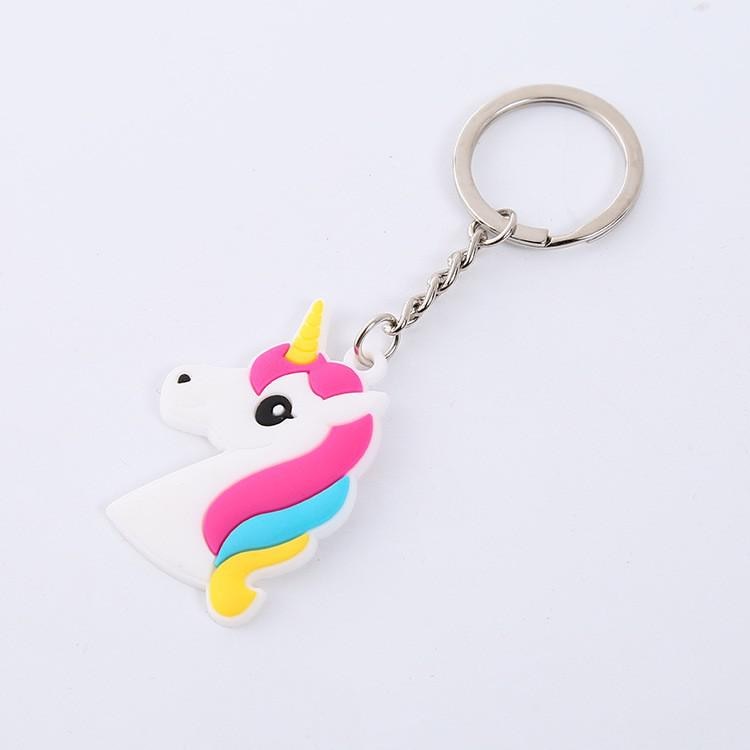 Magic Unicorn Keychain Party Gift Cute Keyring Cartoon DIY Jewelry Souvenir