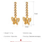 Zircon Butterfly Drop Earrings Fashion Women Summer Party Jewelry Girls Gifts
