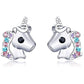 18 Styles Cute Unicorn Cartoon Fashion Stud Earrings Women Girl Earrings Jewelry