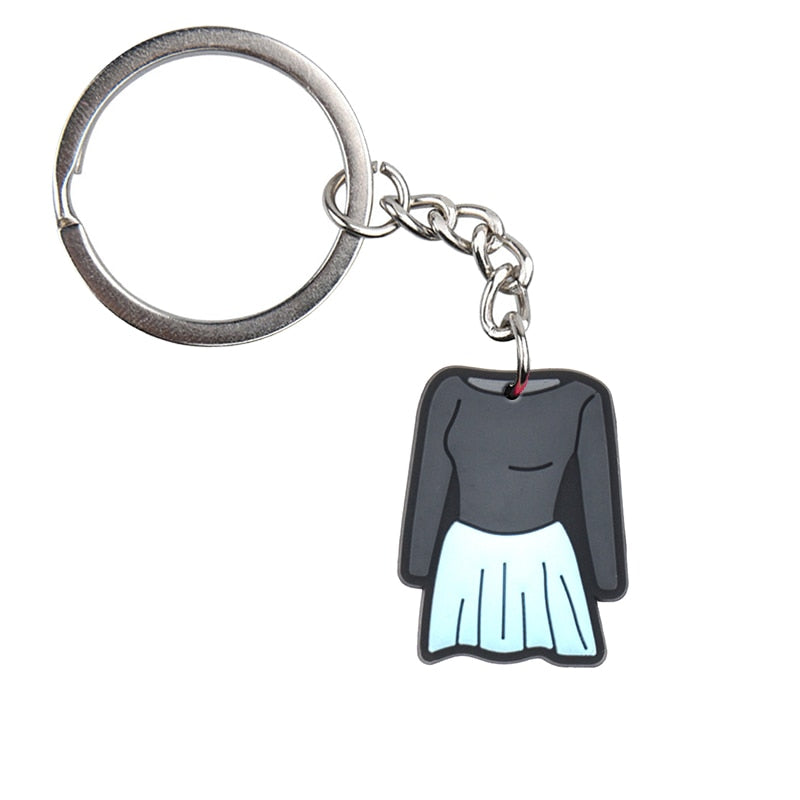 12 Styles I Love Dance Ballet Shoe Ballerina Keychain Party Gift Cute Keyring