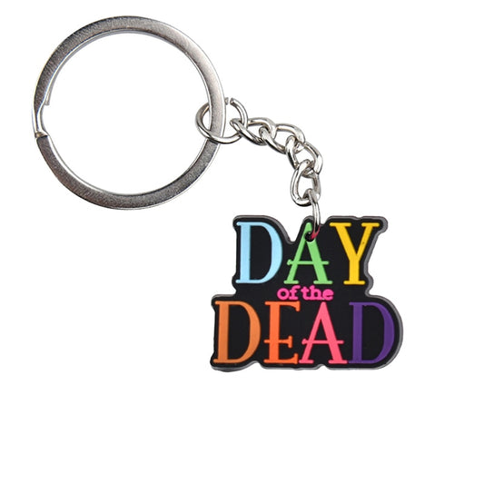 Mexican Day Of The Dead Keyring Cartoon Keychains Souvenir Jewelry Bag Pendant