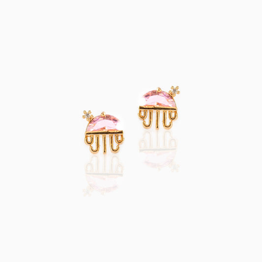 Mini Jellyfish Stud Earrings Hip Hop Women Party Gift Jewelry Ear Fashion