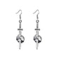 Gothic Vintage Sword Skull Dangle Earrings Charms Jewelry Fashion Creative