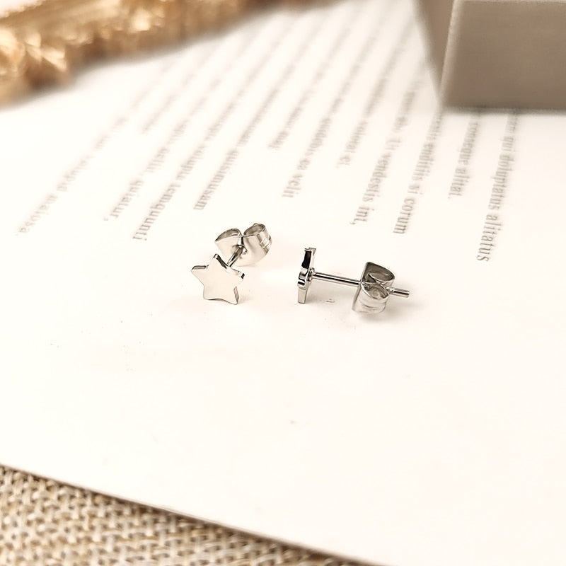 Five-pointed star earrings female small and exquisite Stud earrings Ear Studs