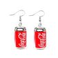 39 Styles Funny Design Bottles Dangle Drop Earrings Women Fashion Creative Art