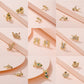 14 Styles Cute Dragonfly Spider Snake Elephant Animal Stud Earrings Women Cubic