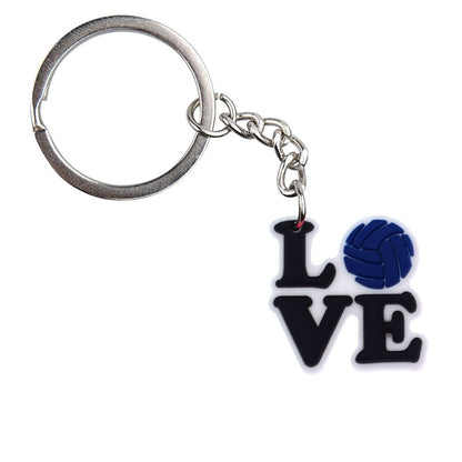 8 Styles PVC Volleyball Sport Fan Keychain Cartoon Key Ring Anime Pendant Key