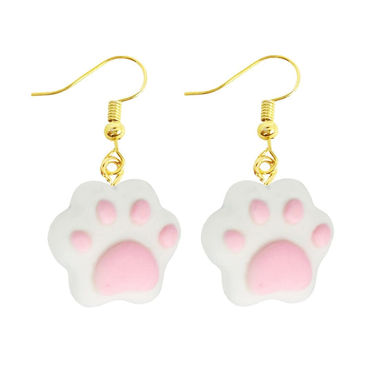 Cute Cat Paw Dangle Earrings Women Gifts Earring Cute Girls Eardrop Jewelry