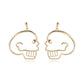 Skull Drop Earrings Women Travel Fashion Cartoon Earrings Creative Jewelry