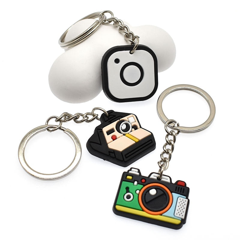 9 Styles Camera Pendant Lens Photographer Enthusiast Keychain Party Gift Cute